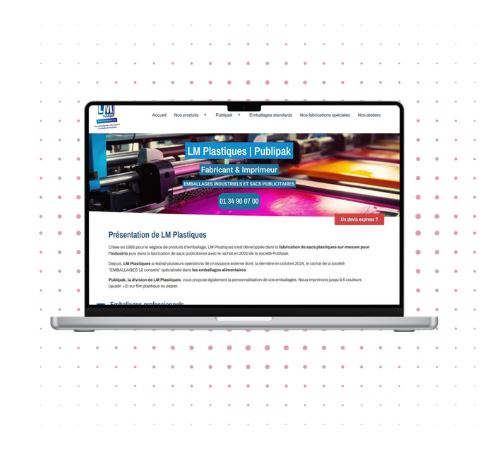 CREATION DE SITE LMPLASTIQUES